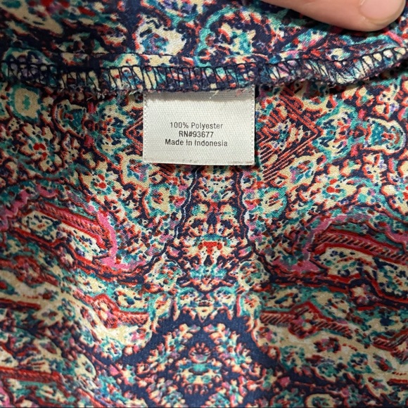 Blouse XS bohemian 3/4 sleeve - Picture 3 of 3